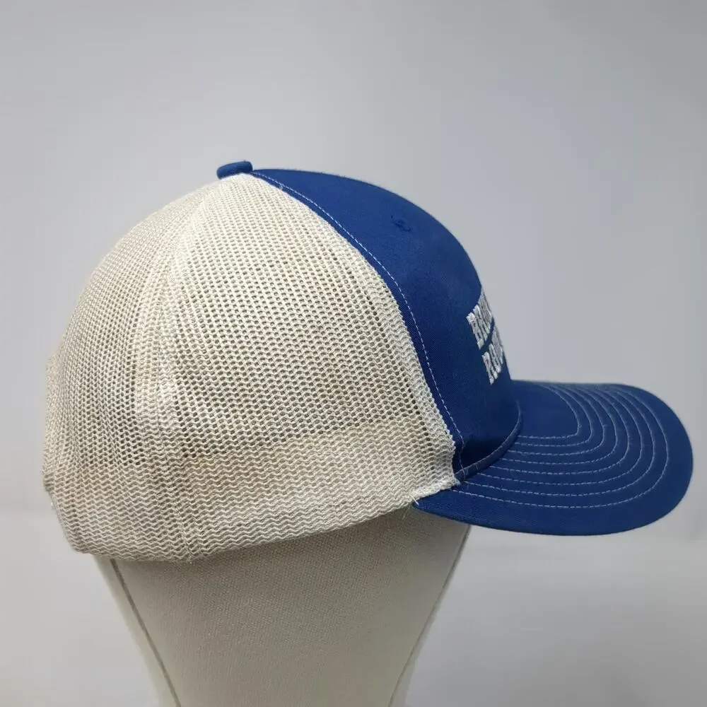 Richardson Trucker Hat Blue One Size Bruneau Round Up Rodeo Bronco Snapback